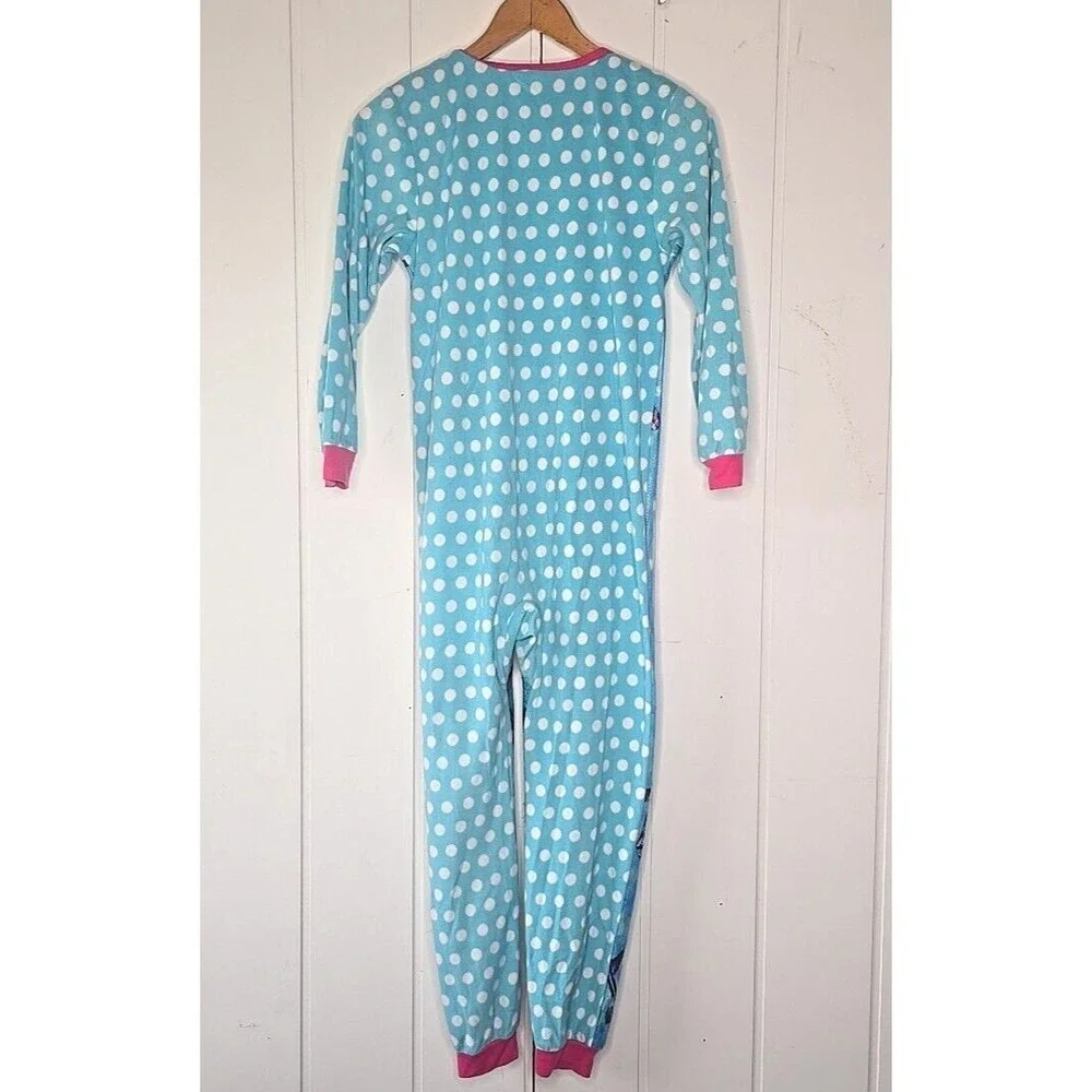 Sleep On It Panda Pajama Sleeper Kids 14 Blue Polka Dot Music Pop Star One Piece